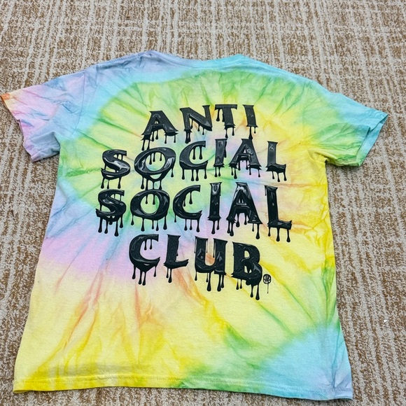 Anti Social Social Club Mind Melt Tee 'Tie Dye' - Picture 5 of 7
